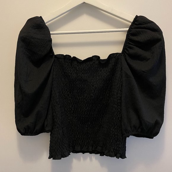 H&M Puff Sleeve Top - Picture 2 of 2